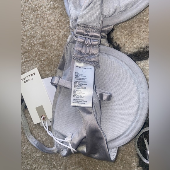 Good American Silver Bikini Set NWT!! - Picture 5 of 13